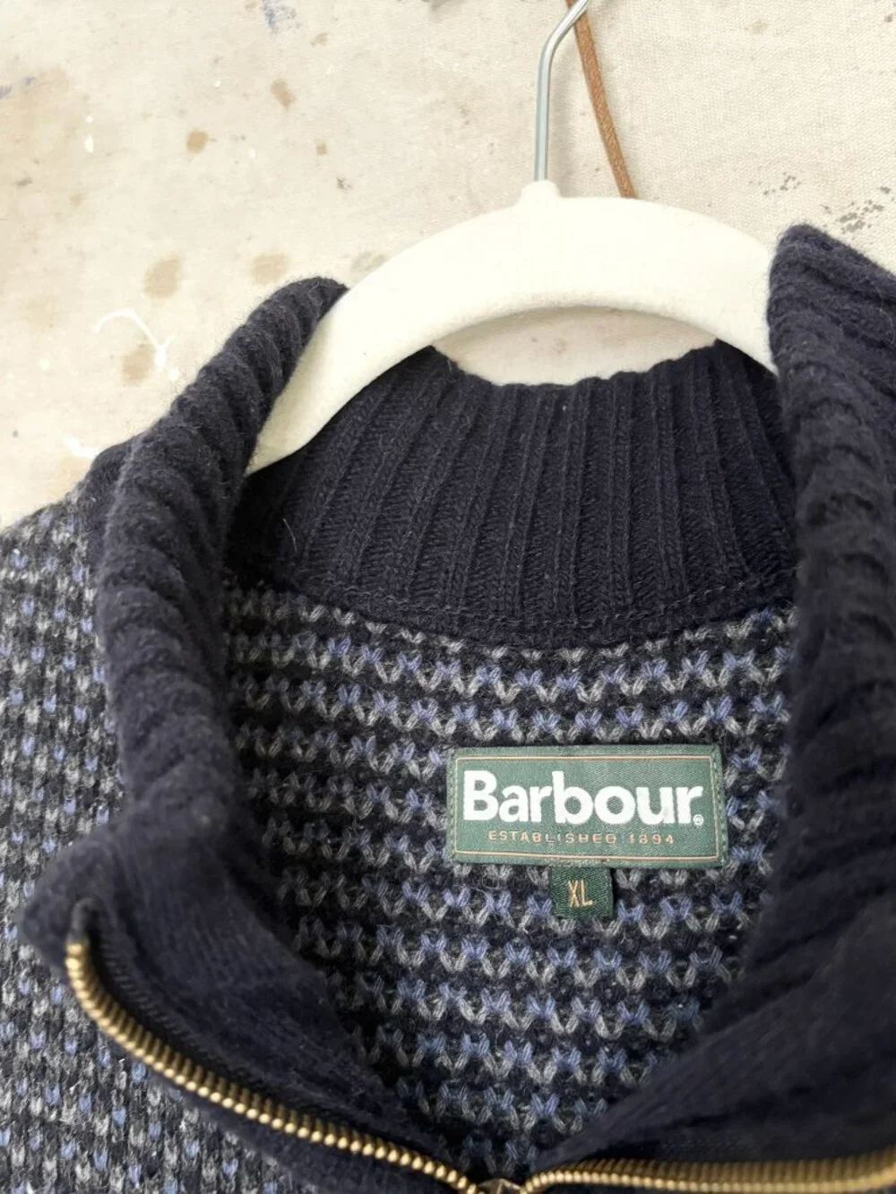 Barbour Tisbury Half Zip Sweater